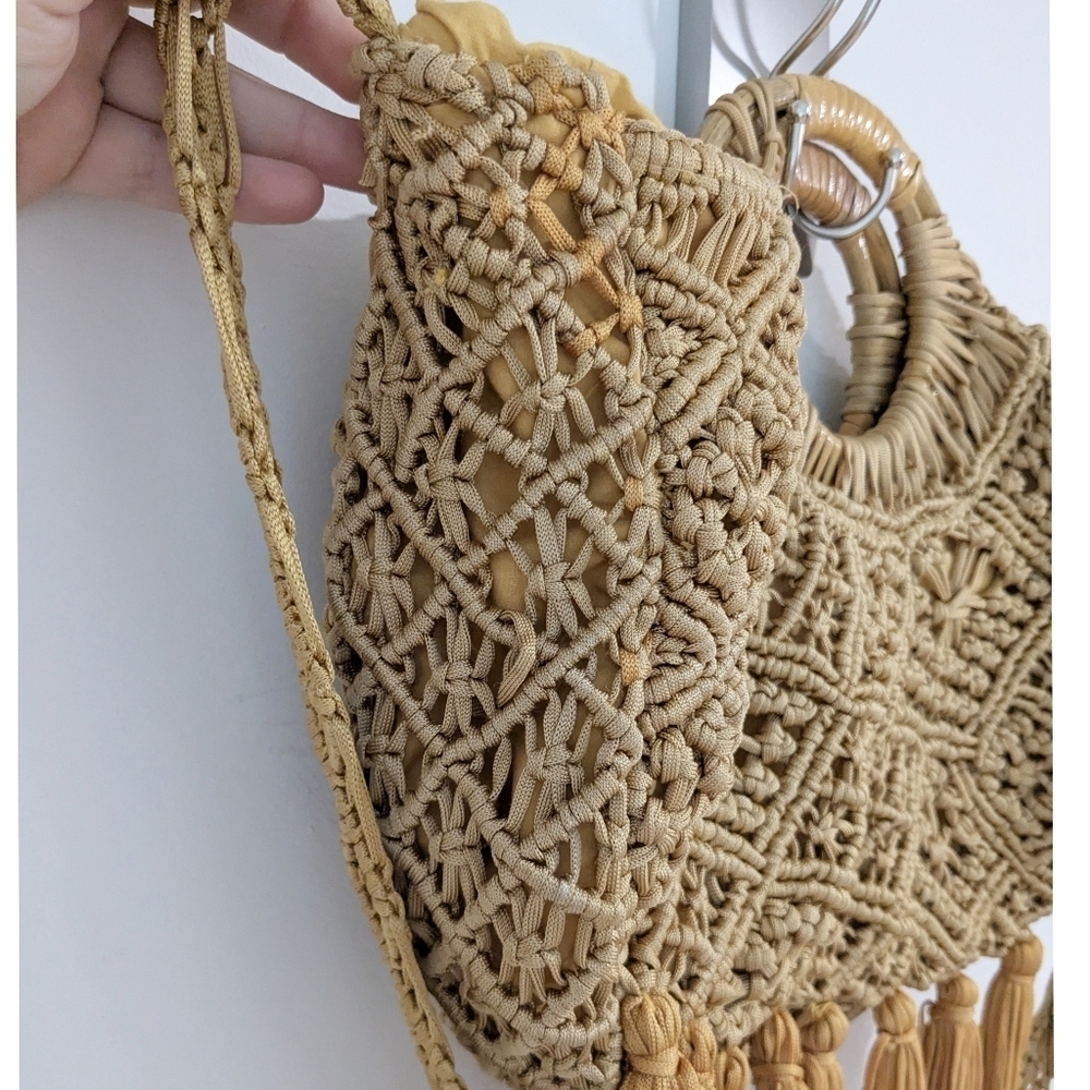 Cleobella Buenos Macrame Crossbody Bag - Picture 5 of 8